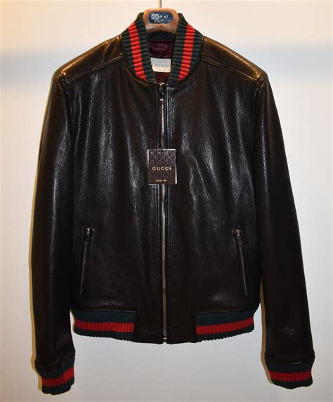 fake gucci leather jacket|gucci neck tag.